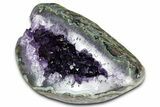 Sparkly Deep-Purple Amethyst Geode - Uruguay #345938-2